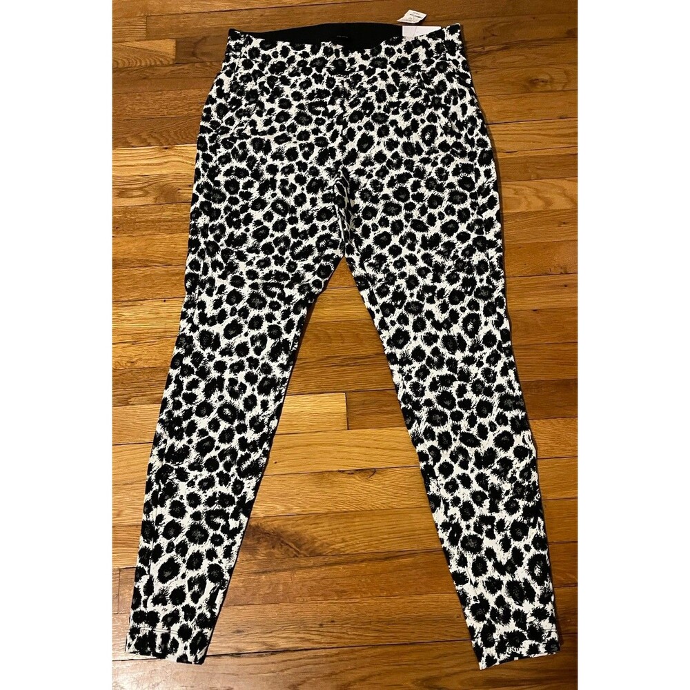 Lane Bryant The Allie Women’s High Rise Ankle Leggings Leopard Print 16 Plus